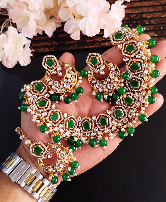 Elegant Zarqoon Stone Jewelry Set β Fine Quality, Timeless Beauty