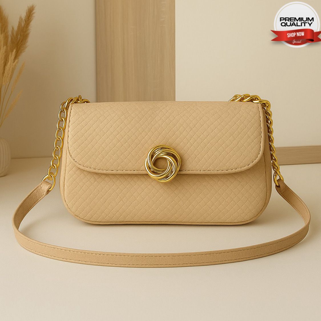Supreme AAA Quality Non-Brand Shoulder Bag – Chain & Strap Included (6"x9")