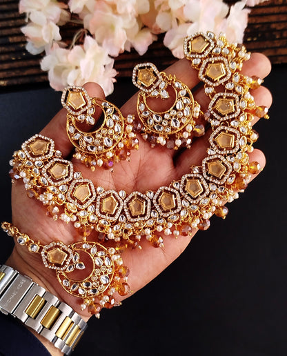 Elegant Zarqoon Stone Jewelry Set – Fine Quality for Timeless Beauty