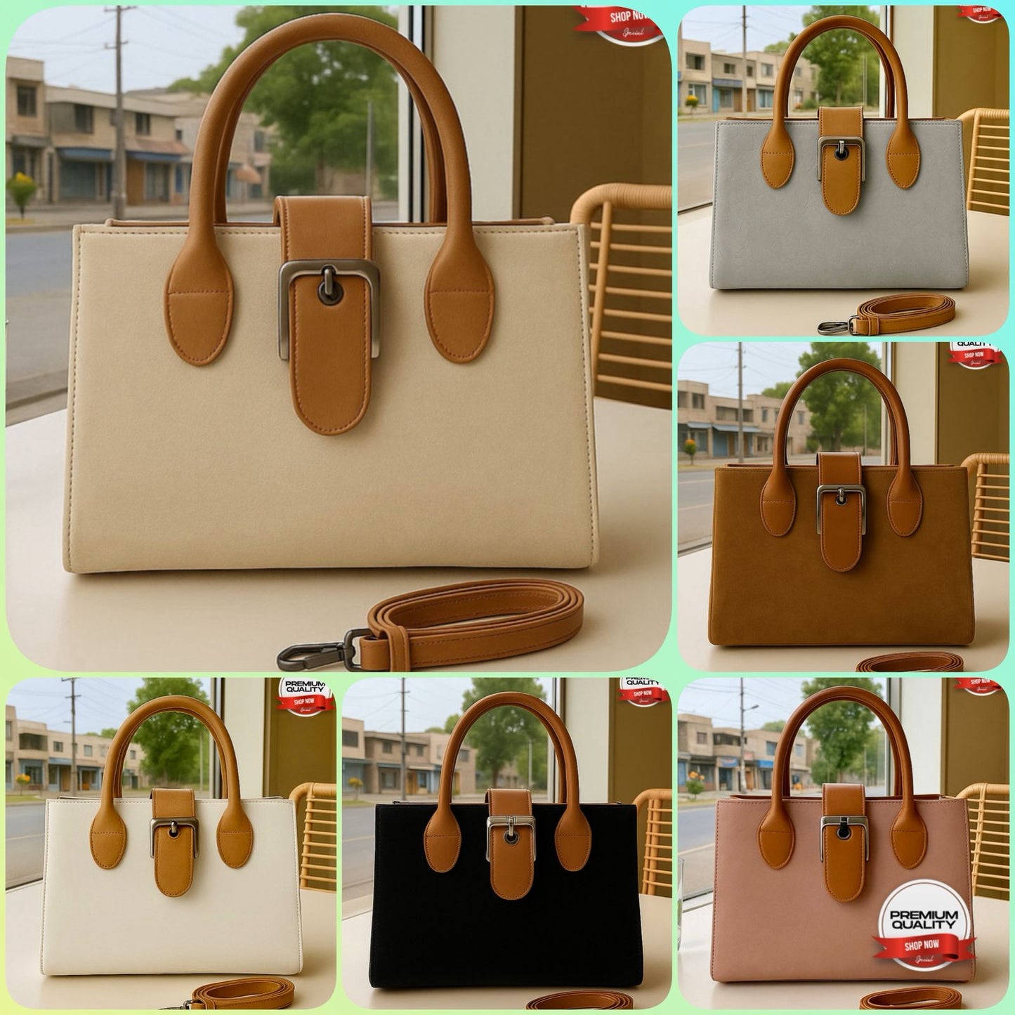 Premium Soft Leather Shoulder Bag – AAA Master Quality (Non-Brand)