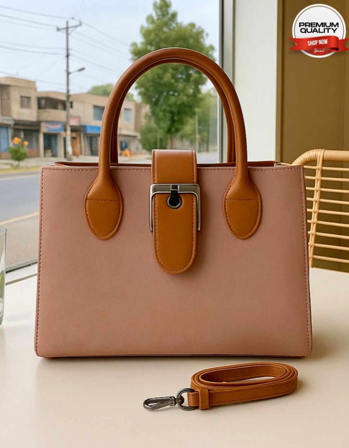 Premium Soft Leather Shoulder Bag – AAA Master Quality (Non-Brand)