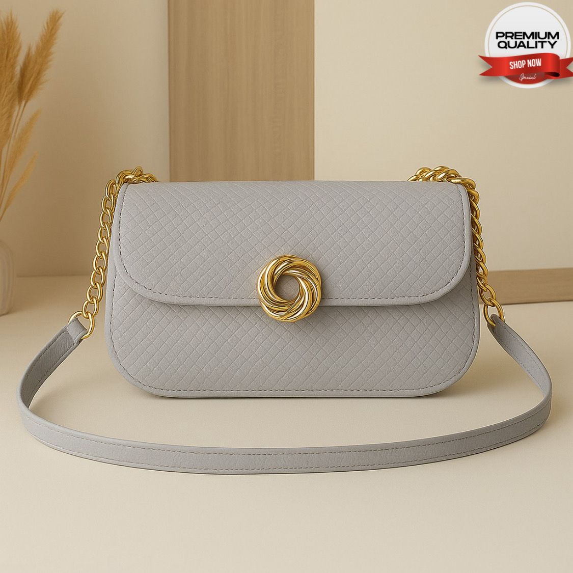 Supreme AAA Quality Non-Brand Shoulder Bag – Chain & Strap Included (6"x9")