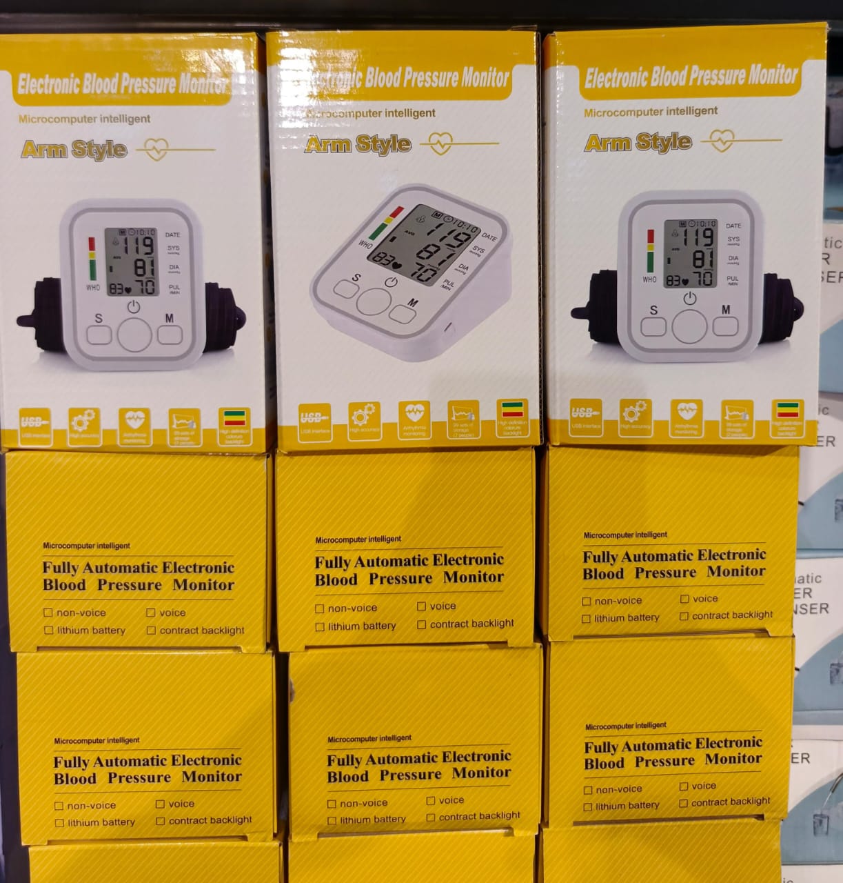 Digital Blood Pressure Monitor – Fully Automatic Upper Arm BP & Heart Rate Machine