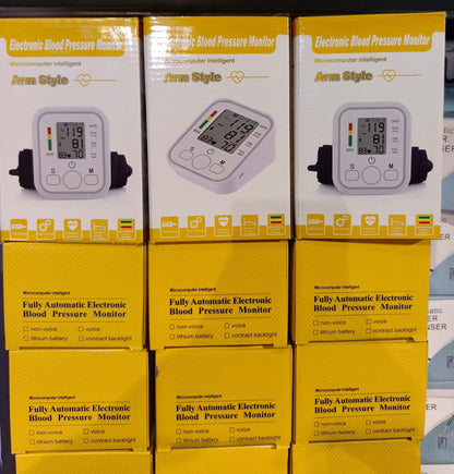 Digital Blood Pressure Monitor – Fully Automatic Upper Arm BP & Heart Rate Machine