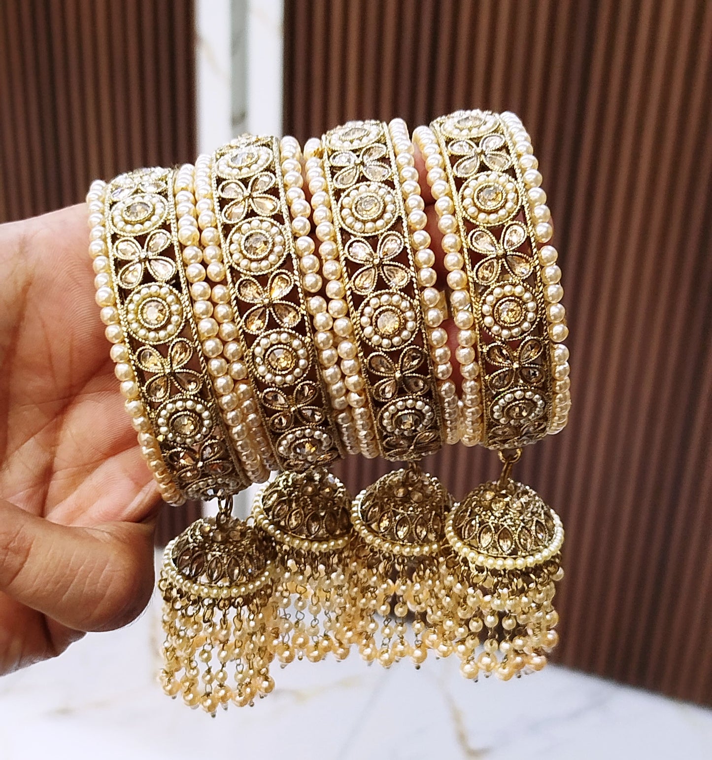 Imported 2-Piece Bangles Set – Elegant Design, Premium Finish