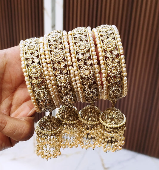 Imported 2-Piece Bangles Set – Elegant Design, Premium Finish