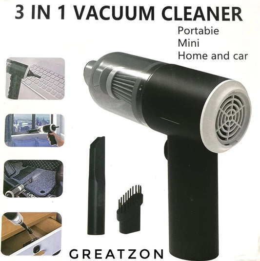 3-in-1 Handheld Vacuum Cleaner – Portable, Powerful & Rechargeable