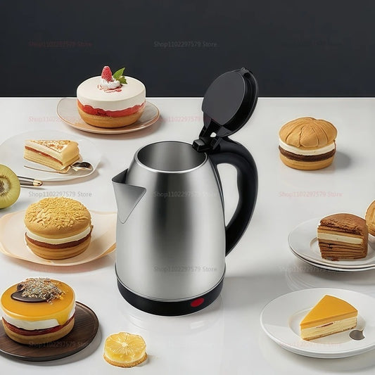 1.8L Electric Water Kettle – Fast Boil, Stainless Steel, Auto Shut-Off