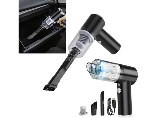 3-in-1 Handheld Vacuum Cleaner – Portable, Powerful & Rechargeable