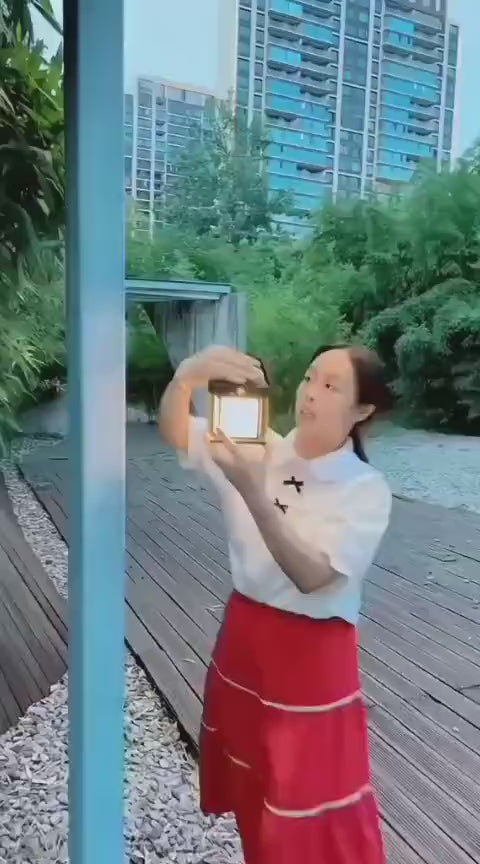 Solar Charge Motion Sensor Solar Waterproof Wall Lamp