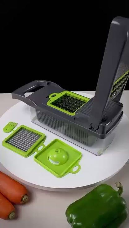 16-in-1 Multifunctional Vegetable Chopper & Slicer – Kitchen Master Tool
